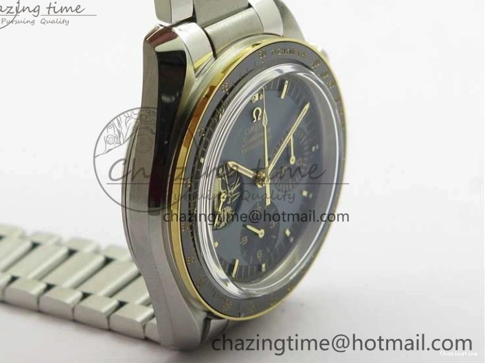 0130 Speedmaster 50th Anniversary of The Moon Landing OMF Best Edition on SS Bracelet Manual Winding Chrono Movement WellDesigned 7891